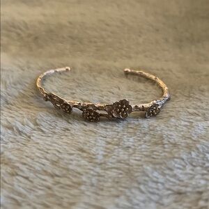 Floral Silver Bracelet